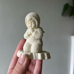 Vintage Department 56 “Now I Lay Me Down to Sleep” Snow Baby